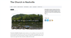 Desktop Screenshot of churchinnashville.org